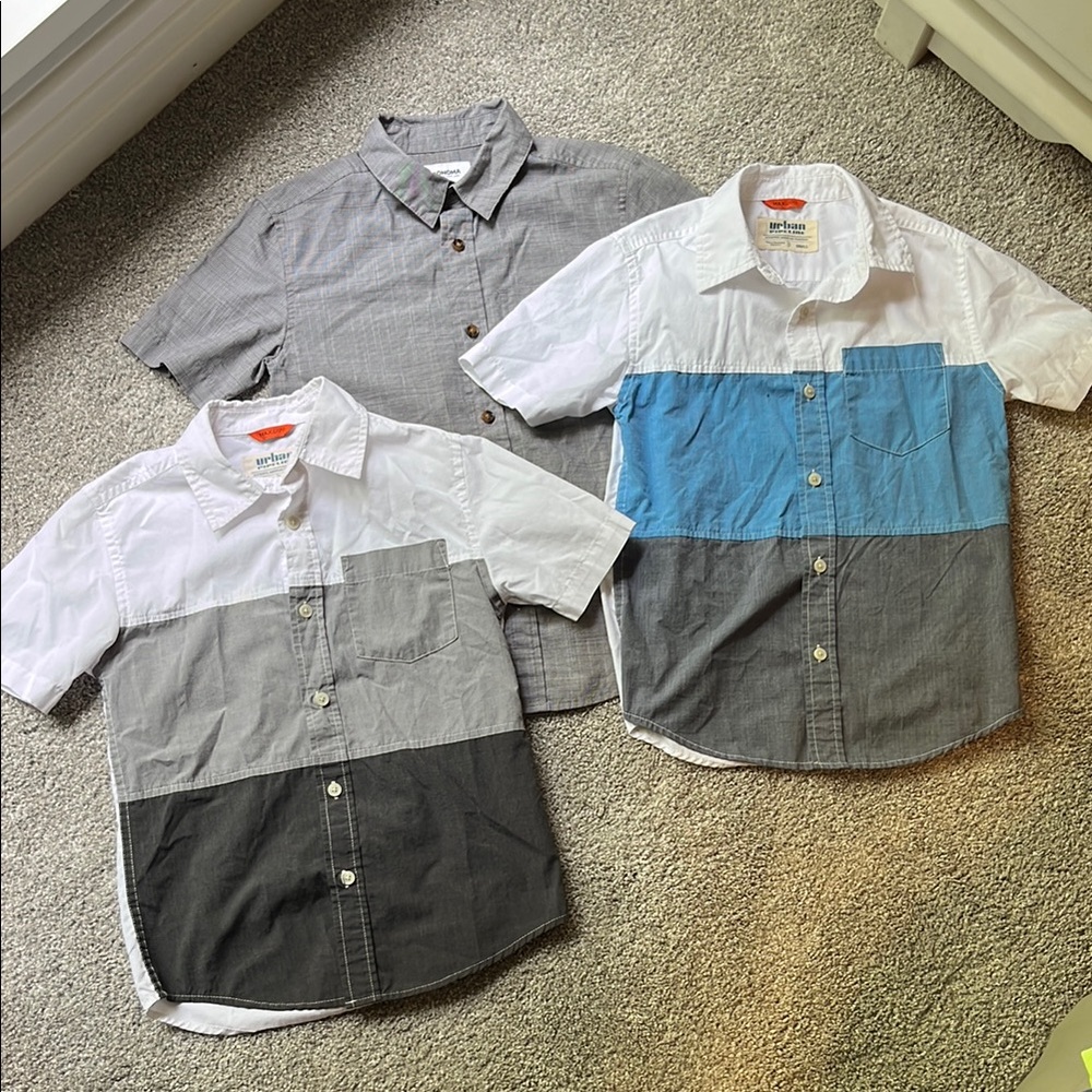 Colorblock Kids Shirt Set